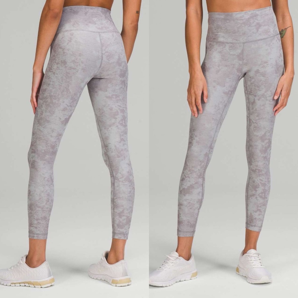 lululemon athletica High-Rise Cloud Wash Leggings in Light Gray